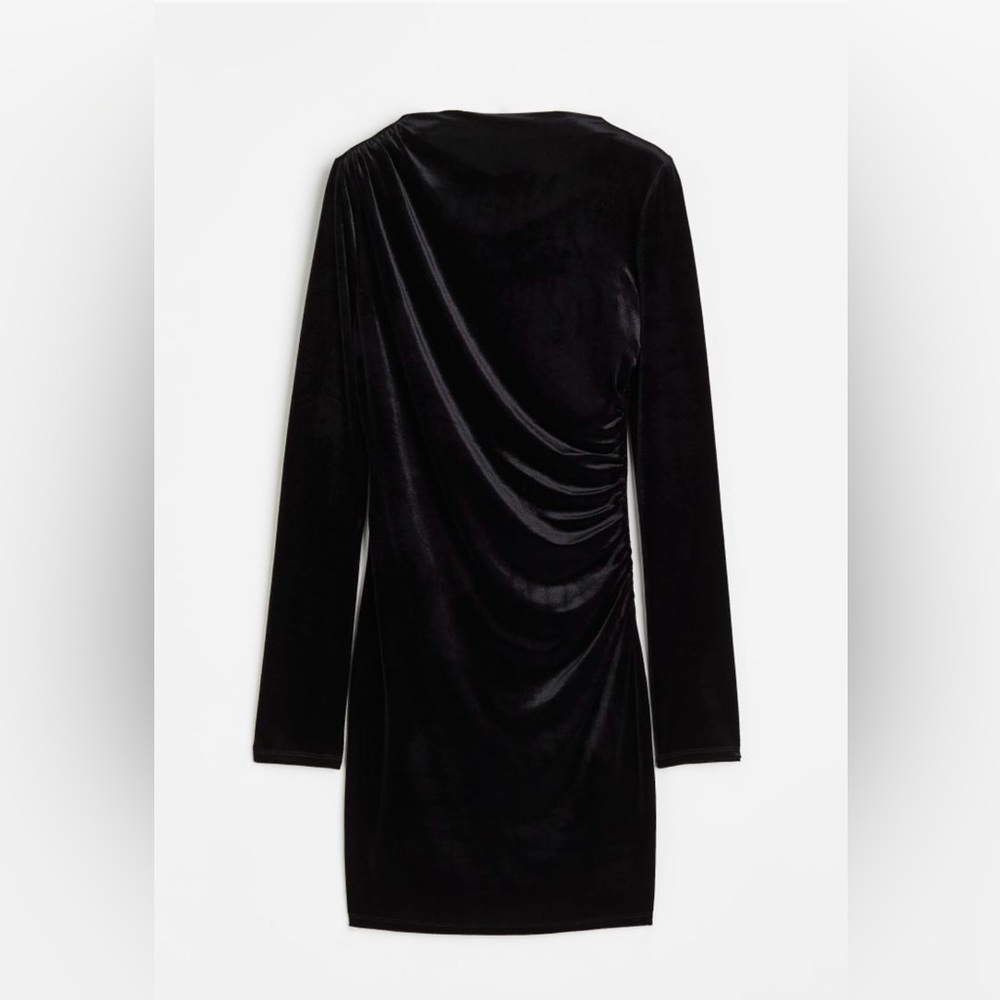 Gathered Jersey Dress